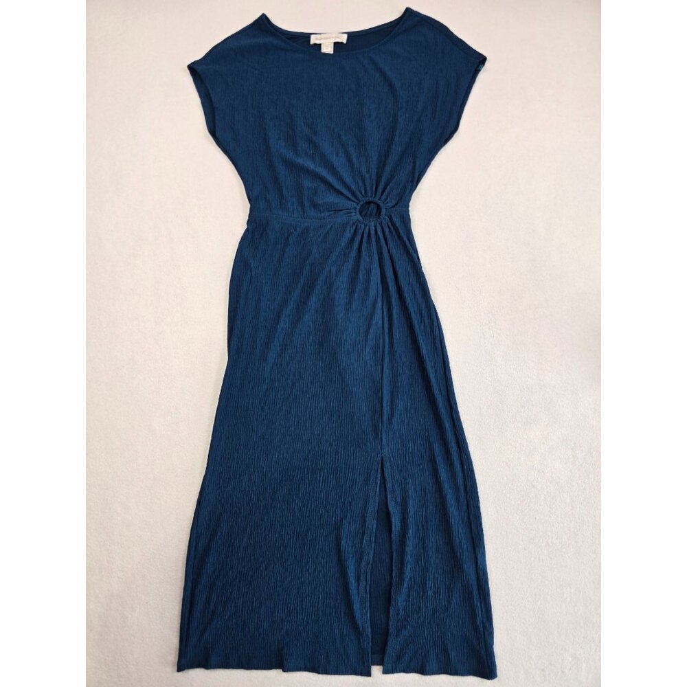 Monteau Los Angeles Teal Blue Maxi Dress XS